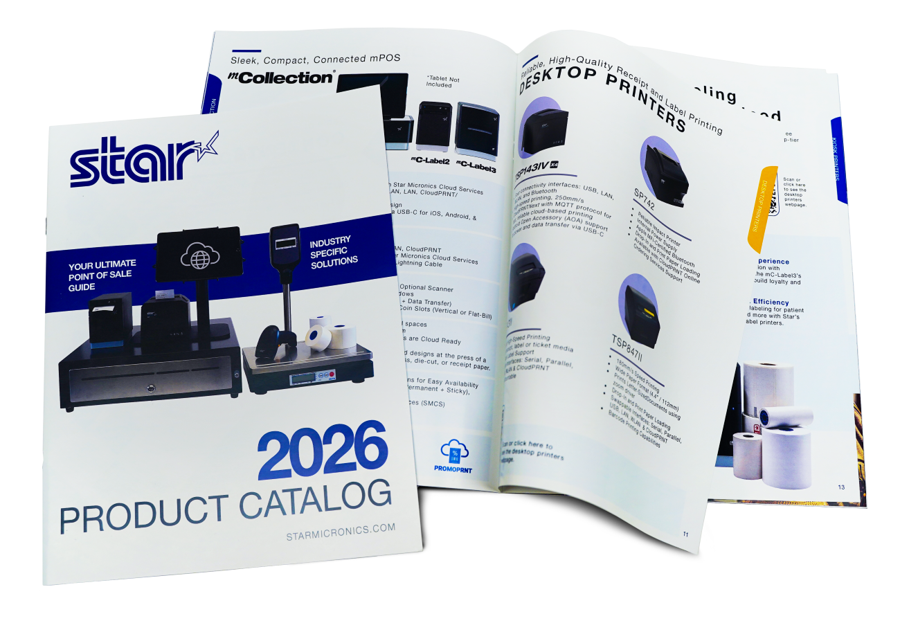 Star Micronics 2026 Product Catalog