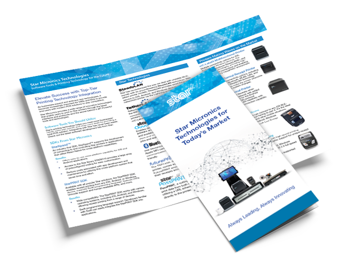 Star Micronics POS Technology Brochure Star Micronics POS Technology Brochure