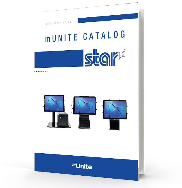The mUnite Stands & Mounts Catalog by Star Micronics.
