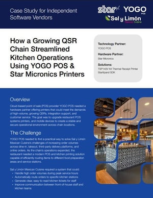 Read the YOGO & Sal y Limón Case Study by Star Micronics